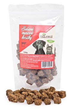 NATURECA pochoutka Masové kostky Hovězí, 100%maso 150g