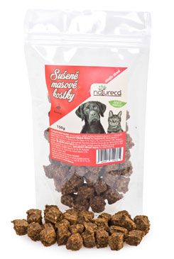 NATURECA pochoutka Masové kostky Kachna, 100%maso 150g