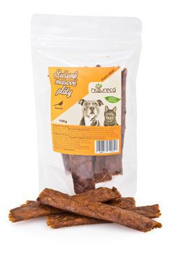 NATURECA pochoutka Masové pláty Bažant,  100%maso 100g