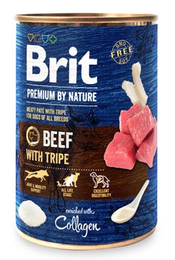 Brit Premium Dog by Nature konz Beef&Tripes 400g