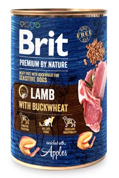 Brit Premium Dog by Nature konz Lamb&Buckwheat 400g