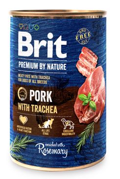 Brit Premium Dog by Nature konz Pork&Trachea 400g