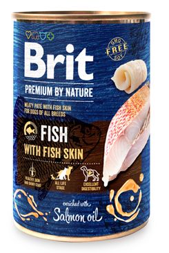 Brit Premium Dog by Nature konz Fish&Fish Skin 400g