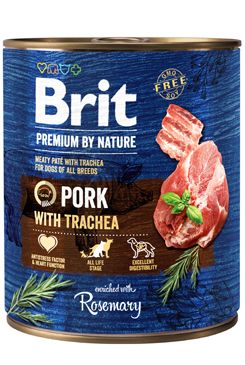Brit Premium Dog by Nature konz Pork&Trachea 800g