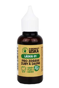 LÁSKA 01 Pro zdravé zuby a dásně psů 30ml