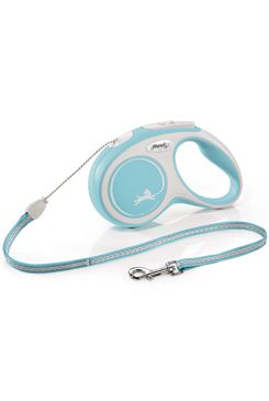 Vodítko FLEXI Comfort S lanko 5m/12kg sv.modrá