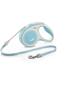 Vodítko FLEXI Comfort M lanko 5m/20kg sv.modrá