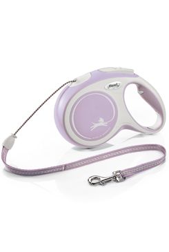 Vodítko FLEXI Comfort M lanko 8m/20kg růžová
