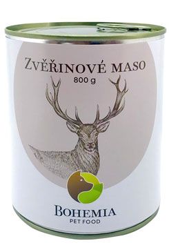 BOHEMIA MASO Zvěřinové ve vlastní šťávě 800g