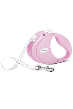 Vodítko FLEXI Puppy pásek 2m/12kg růžová