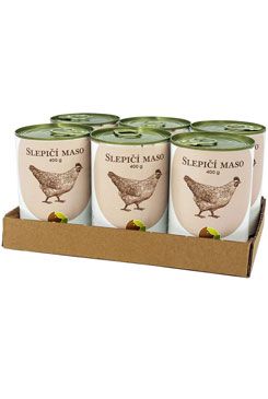 BOHEMIA MASO Slepičí ve vlastní šťávě SIX PACK 6x400g