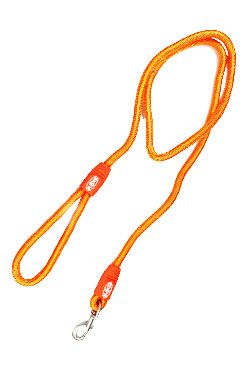 Vodítko BUSTER Reflective lanové 120cm/8mm oranžové