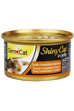 Gimpet kočka konz. ShinyCat tuňák+kreveta+maltoza 70g