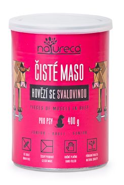 NATURECA konz. hovězí se svalovinou pro psy 400g