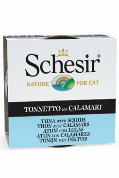 Schesir Cat konz. Adult tuňák/oliheň 85g