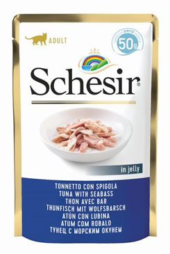 Schesir Cat kapsa Adult tuňák/moř. okoun 50g