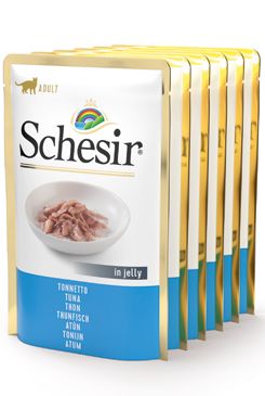 Schesir Cat kapsa Adult Monoprot. tuňák 6x85g