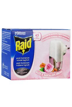 Raid elektr. odpuzovač hmyzu strojek + tek.náplň 27ml
