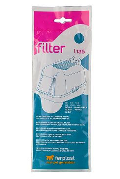 Náhr. filtr uhlík. k WC pro kočky L135 Bella, Magix FP