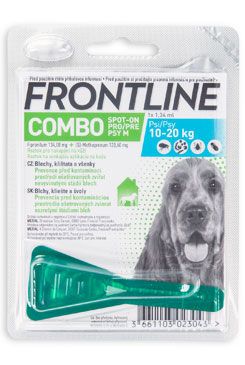 FRONTLINE COMBO spot-on pro psy M (10-20kg)-1x1,34ml