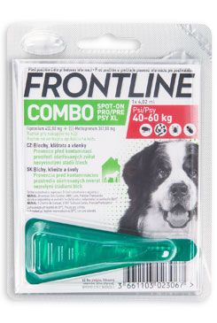 FRONTLINE COMBO spot-on pro psy XL (40-60kg)-1x4,02ml