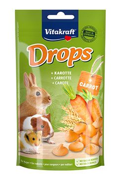 Vitakraft all Rodent poch. Carotties Drops 75g