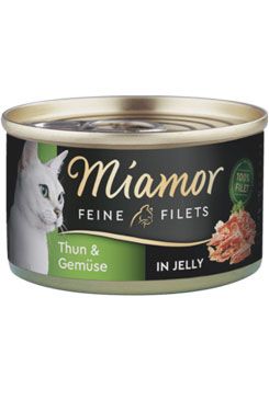 Miamor Cat Filet konzerva tuňák+zelenina v želé 100g