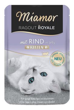 Miamor Cat Ragout Junior kapsa hovězí v želé 100g