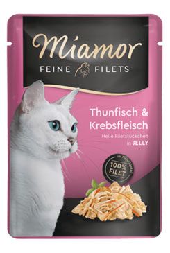 Miamor Cat Filet kapsa tuňák+krab v želé 100g