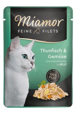 Miamor Cat Filet kapsa tuňák+zelenina v želé 100g