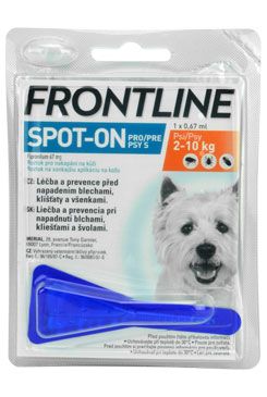 FRONTLINE SPOT ON pro psy S (2-10kg) - 1x0,67ml