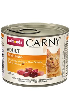 Animonda konz. kočka CARNY Adult hov/kuře 200g