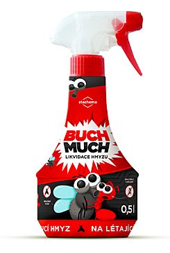 Repelentní Buch Much proti létavému hmyzu sprej 500ml