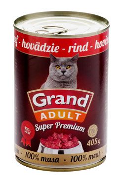 GRAND konz. Superpremium kočka hovězí 405g
