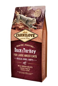 Carnilove Cat LB Duck&Turkey Muscles,Bones,Joints 6kg