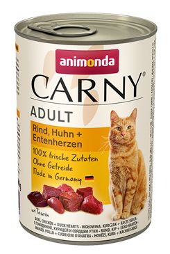Animonda konz. kočka CARNY Adult hov/kuře/kachna 400g