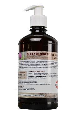 Olej z ostropestřce pro koně a psy ZEUS  500ml