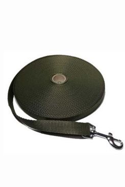 Vodítko DINOFASHION stopovací ploché khaki 15m/2cm