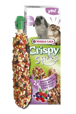 VL Crispy Sticks pro králíky/činčily Forest Fruit 110g