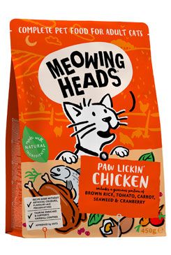 MEOWING HEADS Paw Lickin’ Chicken 450g