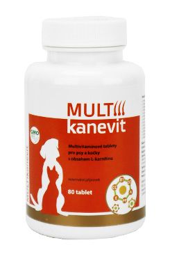 MULTIkanevit tablety pro psy a kočky 80tbl