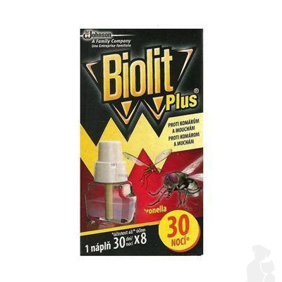 Biolit PLUS náh. tek.náplň proti komárům a mouch 31ml